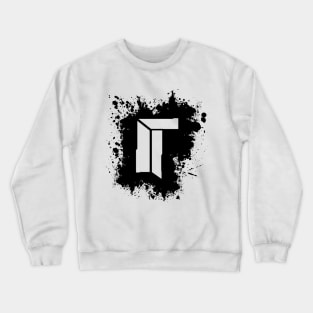 Titan Splat - Black Crewneck Sweatshirt